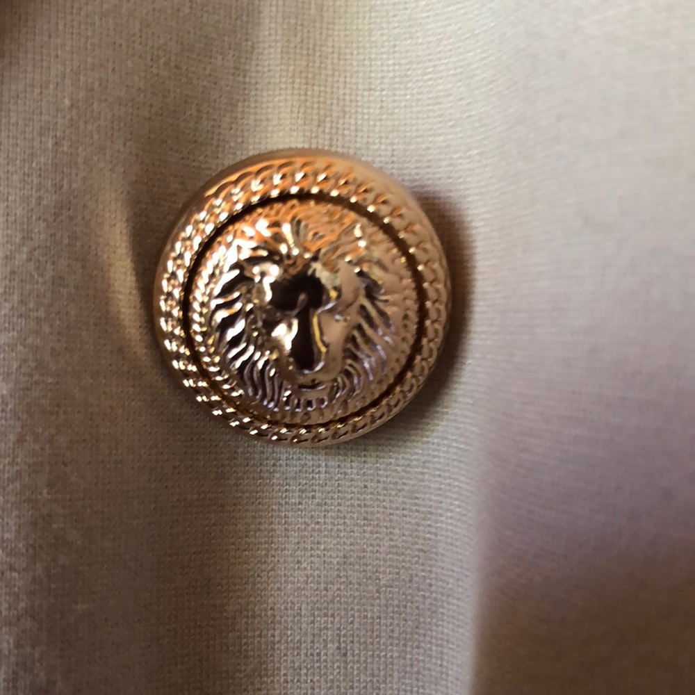 Double-Breasted Gold Button Blazer - image 5